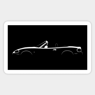 Mazda MX-5 Miata (NB) Silhouette Magnet